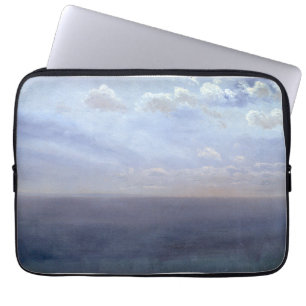 Housse Pour Ordinateur Portable Étude sur le nuage avec mer et ciel - Albert Biers