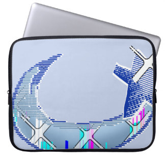 Housse Pour Ordinateur Portable Étui d'ordinateur portable abstrait à motif pixeli