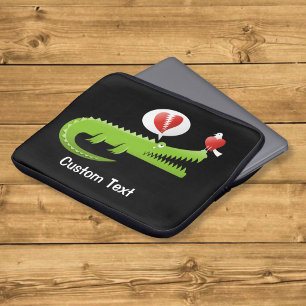 Housse Pour Ordinateur Portable Étui pour ordinateur portable Alligator amoureux