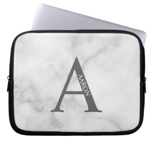 Housse Pour Ordinateur Portable Étui pour ordinateur portable avec monogramme et n