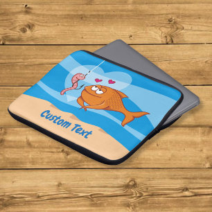 Housse Pour Ordinateur Portable Étui pour ordinateur portable Poisson et appât en