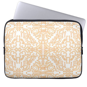 Housse Pour Ordinateur Portable Étui pour téléphone / iPad en damas oré solaire