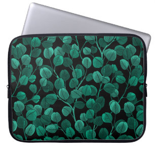 Housse Pour Ordinateur Portable Eucalyptus noir
