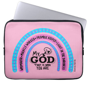 Housse Pour Ordinateur Portable Faiseur de chemin Ouvrier de miracles Mon Dieu C'e