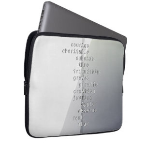Housse Pour Ordinateur Portable Faites votre nom ou message avec Crosswords? Coque