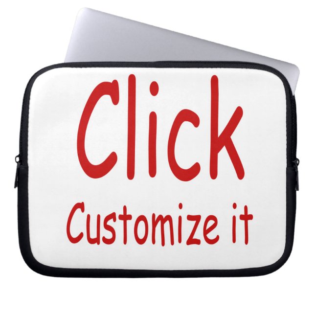 Housse Pour Ordinateur Portable Faites votre propre douille (Devant)