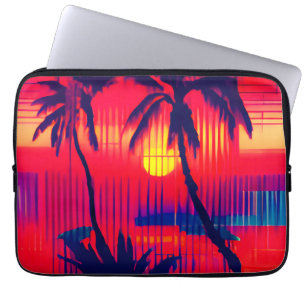 Housse Pour Ordinateur Portable Fantaisie d'évasion tropicale