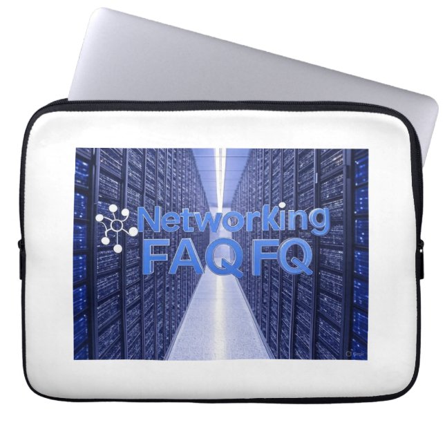 Housse Pour Ordinateur Portable FAQ sur les réseaux (Devant)