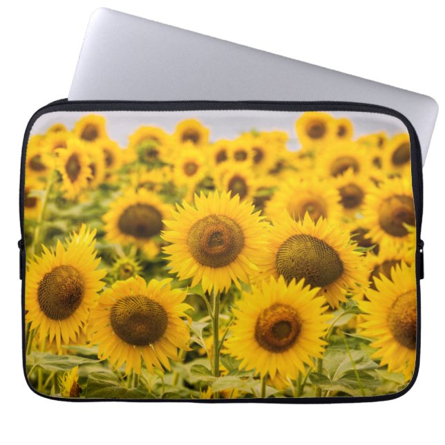 Housse Pour Ordinateur Portable Farms | A Sunflower (Devant)