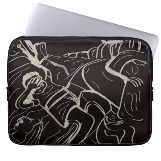 Housse Pour Ordinateur Portable Father and Son Laptop Sleeve (Devant)