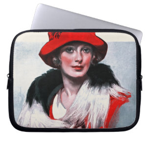 Housse Pour Ordinateur Portable Femme dans Red Hat