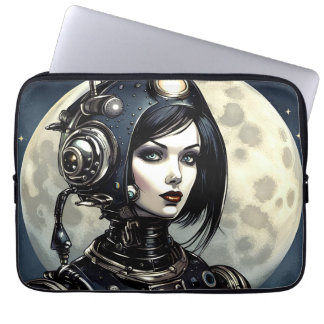 Housse Pour Ordinateur Portable Femme-robot I