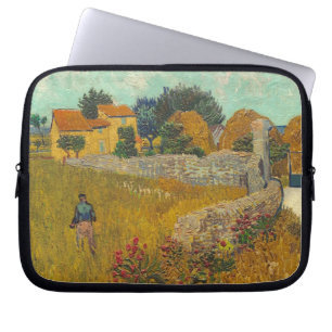 Housse Pour Ordinateur Portable Ferme de Vincent van Gogh en Provence, 1888