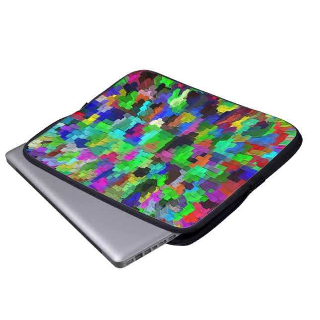 Housse Pour Ordinateur Portable Fête colorée..... (Devant bas)