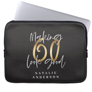 Housse Pour Ordinateur Portable Fête de 60 ans d'or