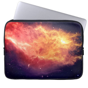 Housse Pour Ordinateur Portable Feu Solaire à Travers le Cosmos