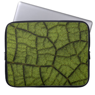 Housse Pour Ordinateur Portable Feuille verte