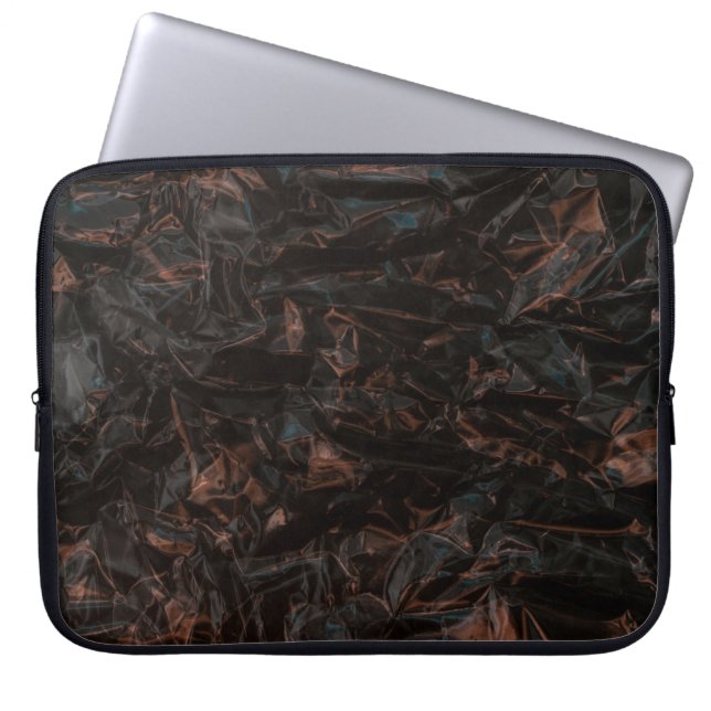 Housse Pour Ordinateur Portable feuilles Brown séchés au sol (Devant)
