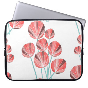 Housse Pour Ordinateur Portable Feuilles tropicaux : Motif créatif à main