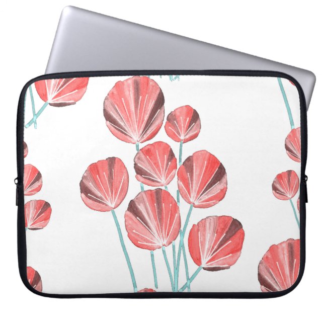 Housse Pour Ordinateur Portable Feuilles tropicaux : Motif créatif à main (Devant)