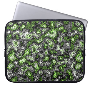 Housse Pour Ordinateur Portable Fier trippy grunge funky abstrait agender Pride