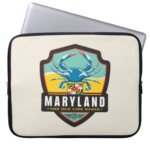 Housse Pour Ordinateur Portable Fierté de l'État Maryland