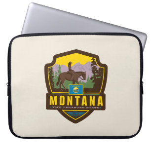 Housse Pour Ordinateur Portable Fierté de l'État   Montana