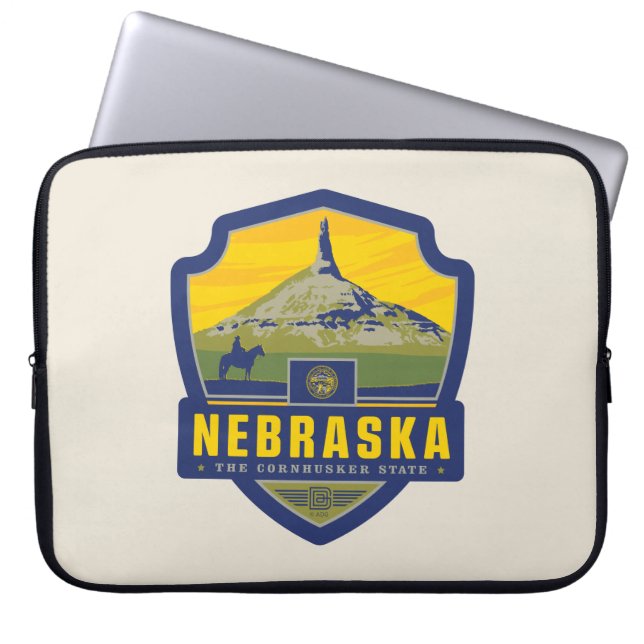 Housse Pour Ordinateur Portable Fierté de l'État | Nebraska (Devant)