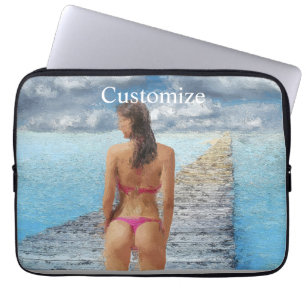 Housse Pour Ordinateur Portable Fille Bikini Thunder_Cove