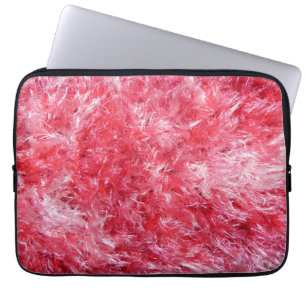 Housse Pour Ordinateur Portable Fille Girly - fourrure rose de Faux