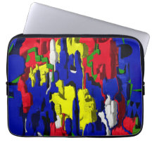 fissures en bleu, abstraite