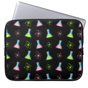 Housse Pour Ordinateur Portable Flacon rose vert Science