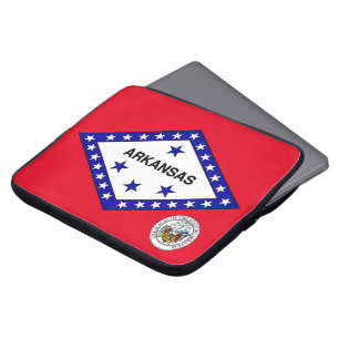 Housse Pour Ordinateur Portable Flag de l'Arkansas