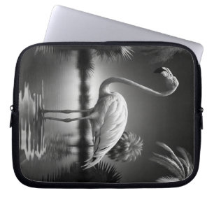 Housse Pour Ordinateur Portable Flamant rose dans une piscine