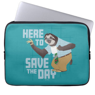 Housse Pour Ordinateur Portable Flash Slothmore - Ici pour sauver la journée