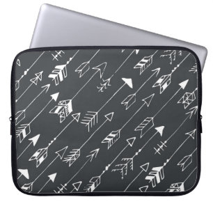 Housse Pour Ordinateur Portable Flèches dans l'obscurité : Motif à main
