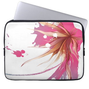 Housse Pour Ordinateur Portable Fleur Abstraite d'Hibiscus