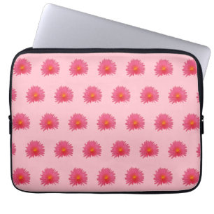 Housse Pour Ordinateur Portable Fleur Aptenia rose Motif sans couture sur