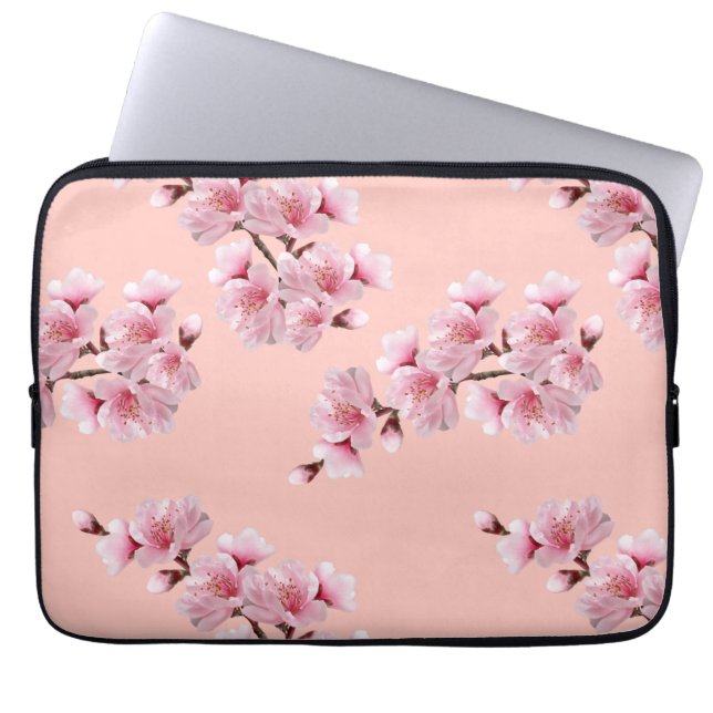Housse Pour Ordinateur Portable Fleur de cerisiers (Devant)