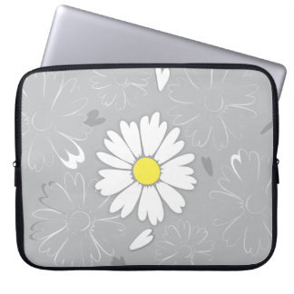 Housse Pour Ordinateur Portable Fleur marguerite d'Eilin