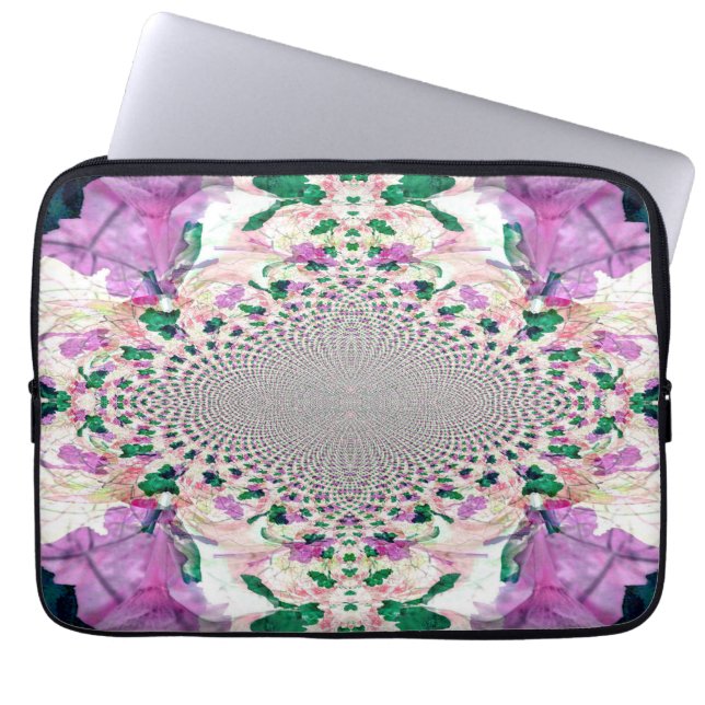 Housse Pour Ordinateur Portable Fleur Party.... (Devant)