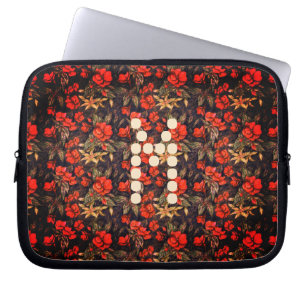 Housse Pour Ordinateur Portable Fleurs anciennes d'Alexandra Cook aka Linandara Sl