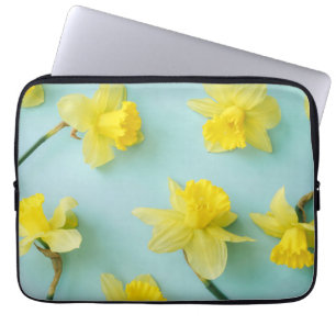 Housse Pour Ordinateur Portable Fleurs Daffodiques jaunes