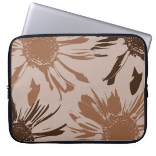 Housse Pour Ordinateur Portable Fleurs de Gerbera Terre