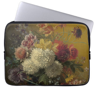 Housse Pour Ordinateur Portable Fleurs de maître hollandais antique Georgius van O