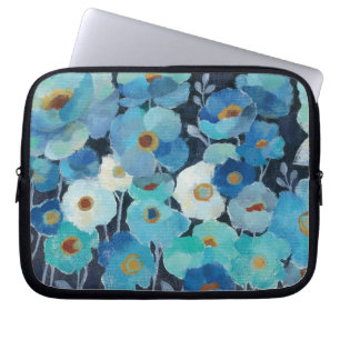 Housse Pour Ordinateur Portable Fleurs d'indigo