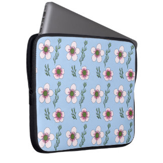 Housse Pour Ordinateur Portable Fleurs Manuka
