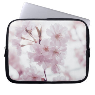 Housse Pour Ordinateur Portable fleurs roses brillantes