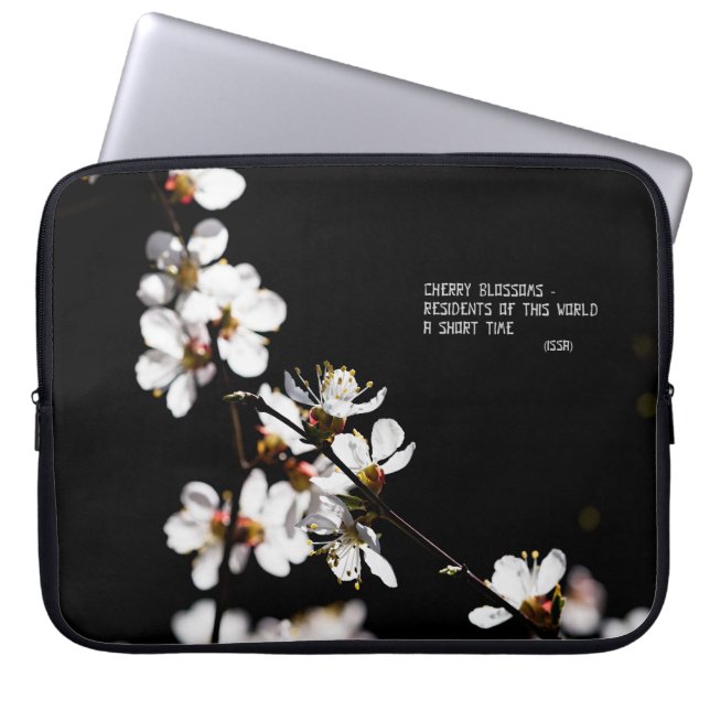 Housse Pour Ordinateur Portable Fleurs Sakura (Devant)