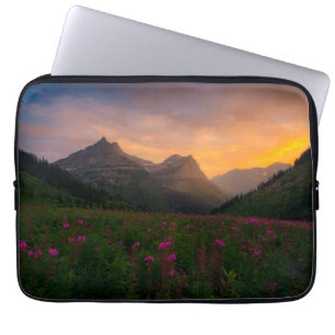 Housse Pour Ordinateur Portable Fleurs sauvages de glacier